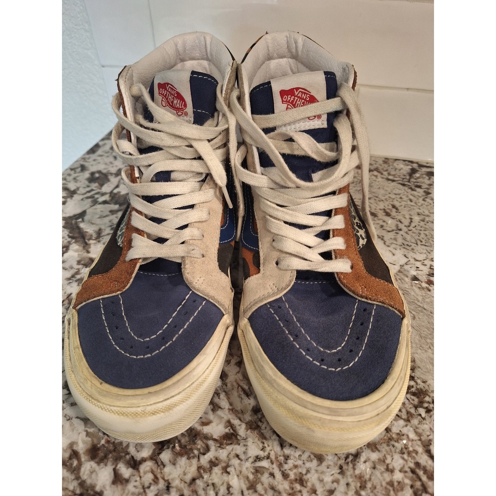 Vans Men's Sk8-Hi 38 Dx Anaheim Factory Suede / Canvas High Top Sneaker M8.5/W10
